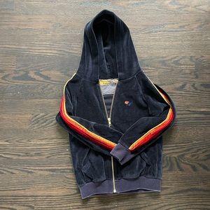 Aviator Nation - Kids Velour Zip Hoodie (EUC)